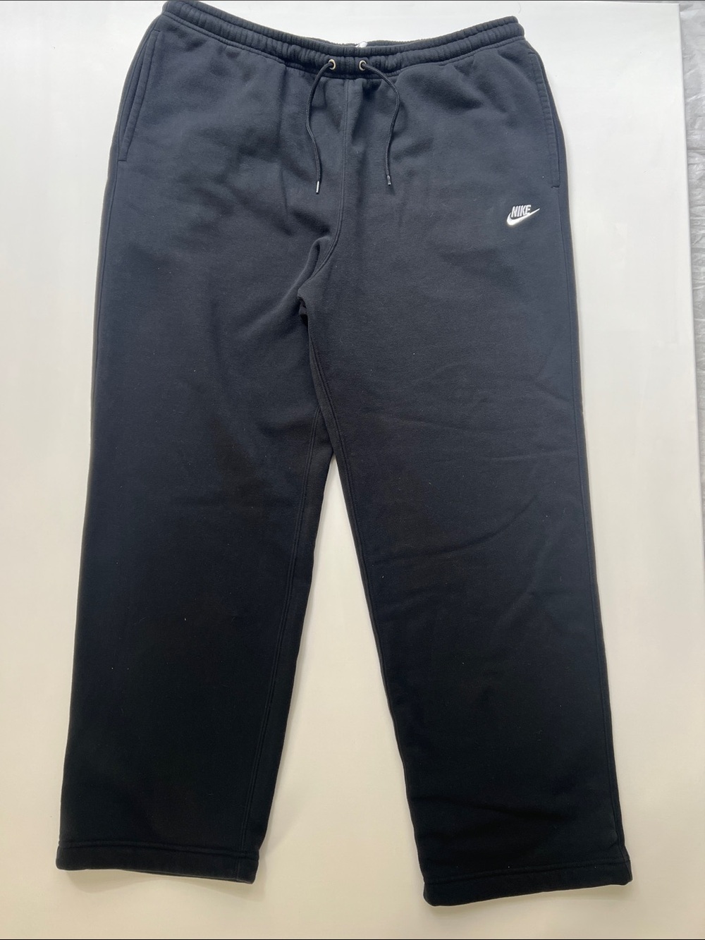 Brand New Nike black open hem pants XL